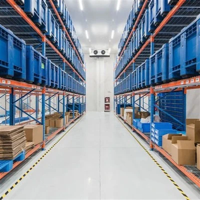 Rack de paletes para armazenamento a frio
